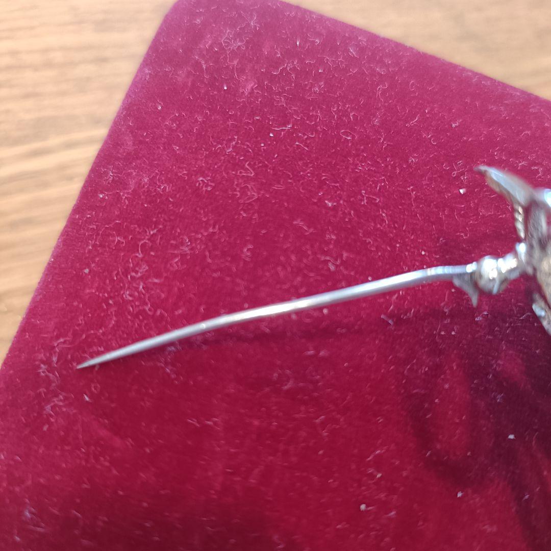 ミキモト パール　11粒　ブローチ　コサージュ　リボン　SV