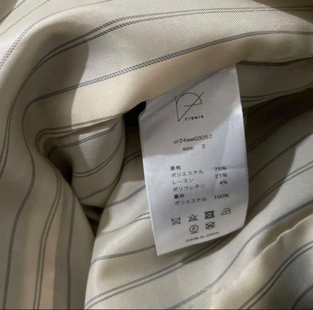 crewre ダブルテーラードジャケット olive brown サイズ2