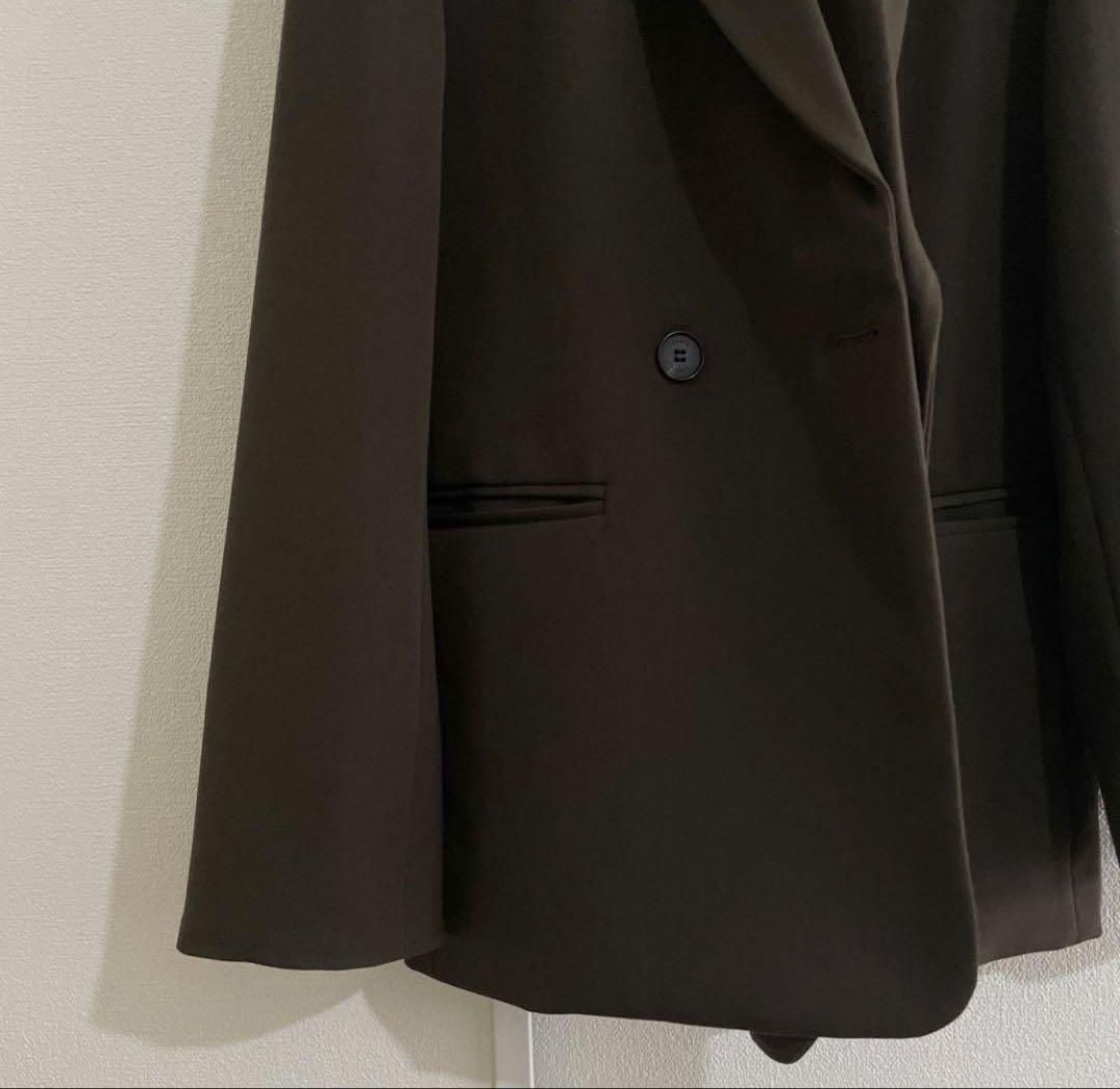 crewre ダブルテーラードジャケット olive brown サイズ2