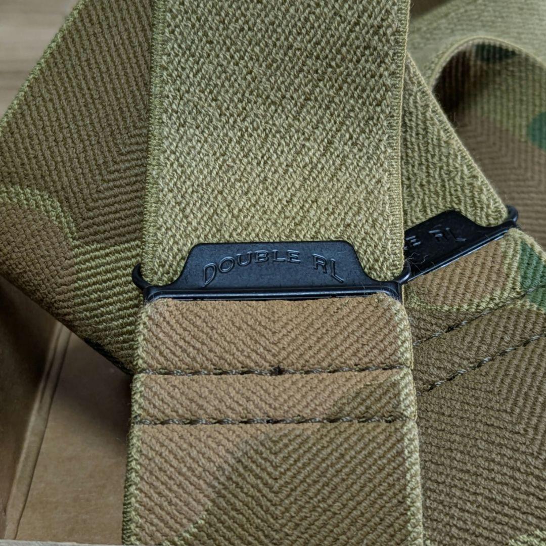 新品 RRL サスペンダー カモ 迷彩 バッグ 財布 ベルト パンツ キャップ