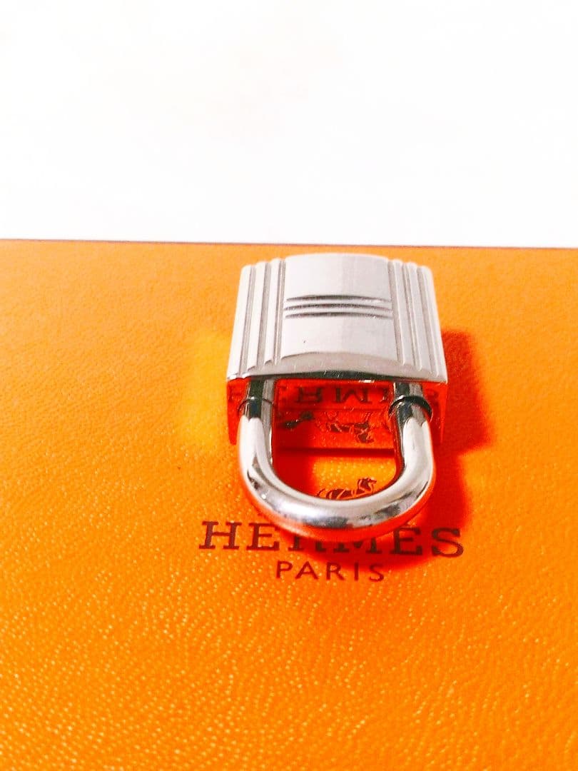 【美品】 HERMES エルメス カデナ南京錠パドロック鍵2ケ