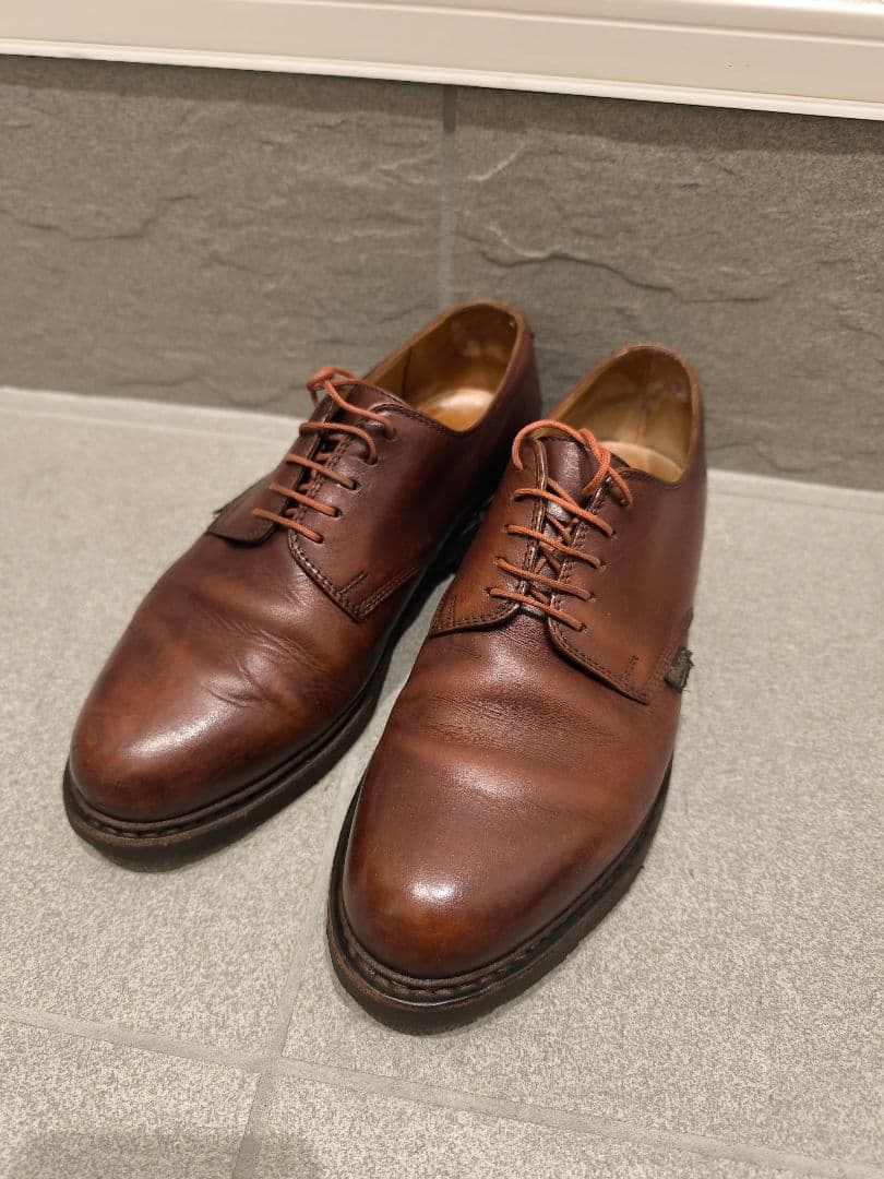 Paraboot パラブーツ プレーントゥ 8 ブラウン