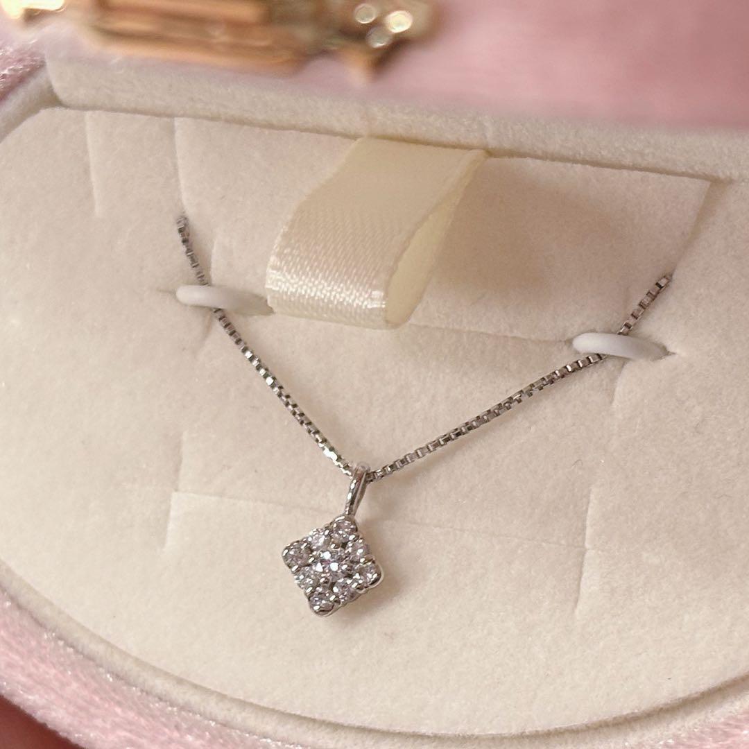 ミ*ン様 新品未使用 Canal 4℃ ダイヤモンドペンダントネックレス