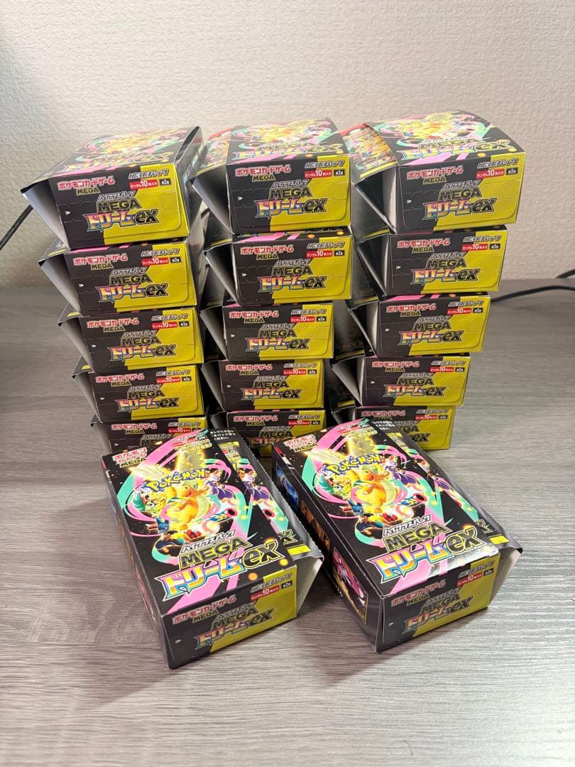 MEGAドリームEX ボックス 空箱 17個 ぺりぺりあり