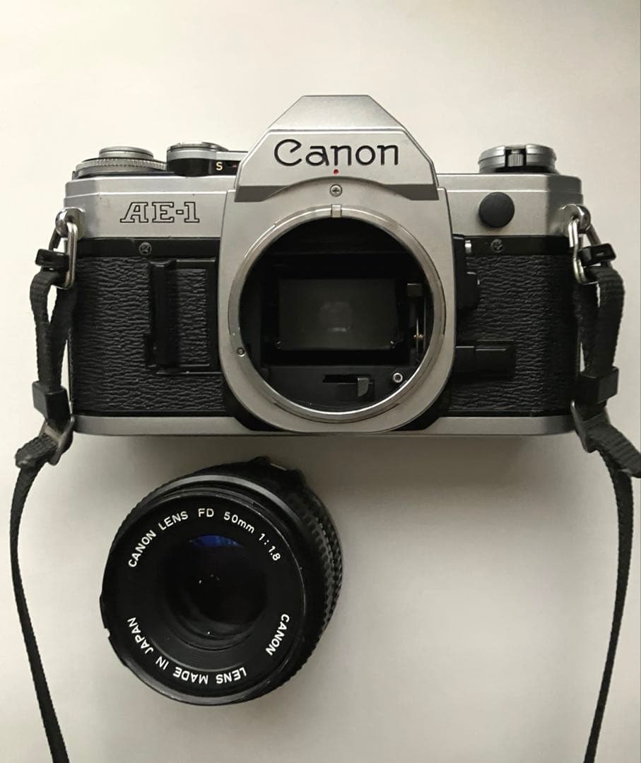 一眼レフの王道！Canon AE-1 フィルムカメラ &レンズ50mmジャンク
