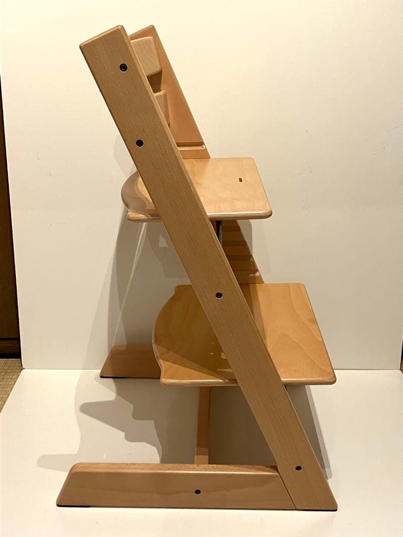 【美品】新型 ストッケ トリップトラップ ナチュラル シリアルナンバー4 ②