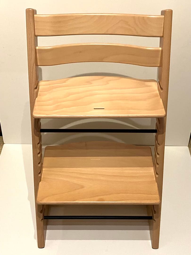 【美品】新型 ストッケ トリップトラップ ナチュラル シリアルナンバー4 ②