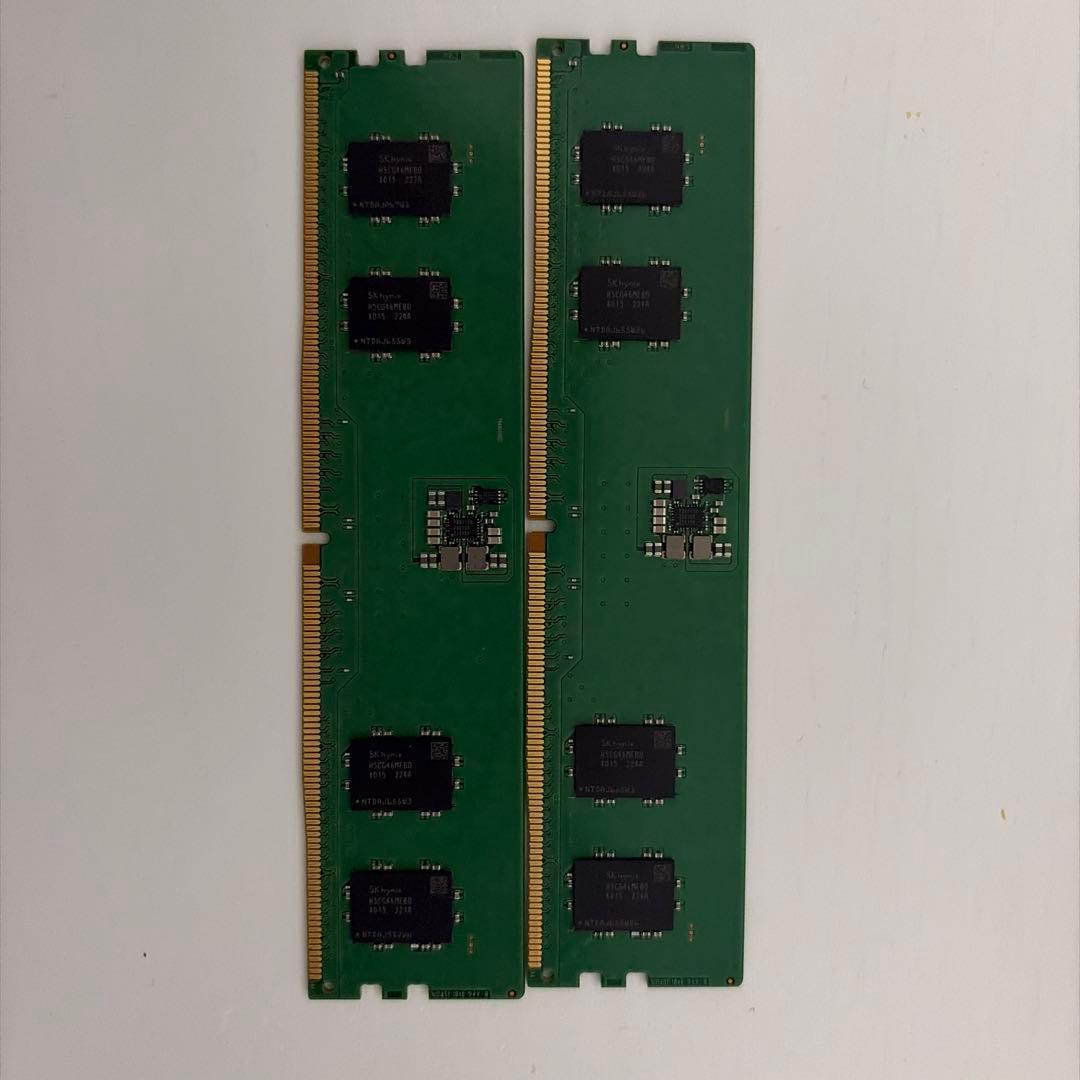 ア*ナ様 SK hynix DDR5 UDIMMメモリ 8GB×2 4800MH