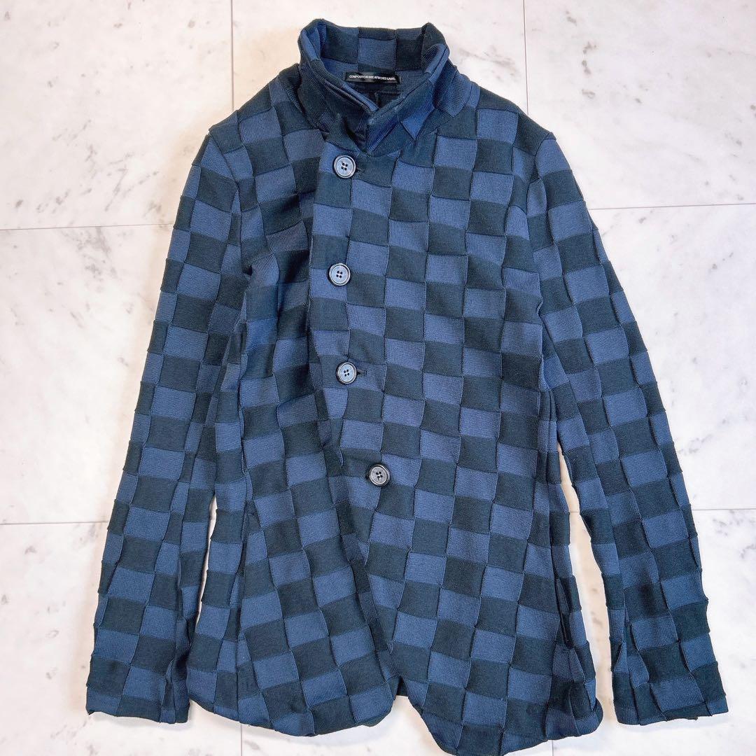 Y's ヨウジヤマモト パッチワーク テーラードジャケット チェック 2