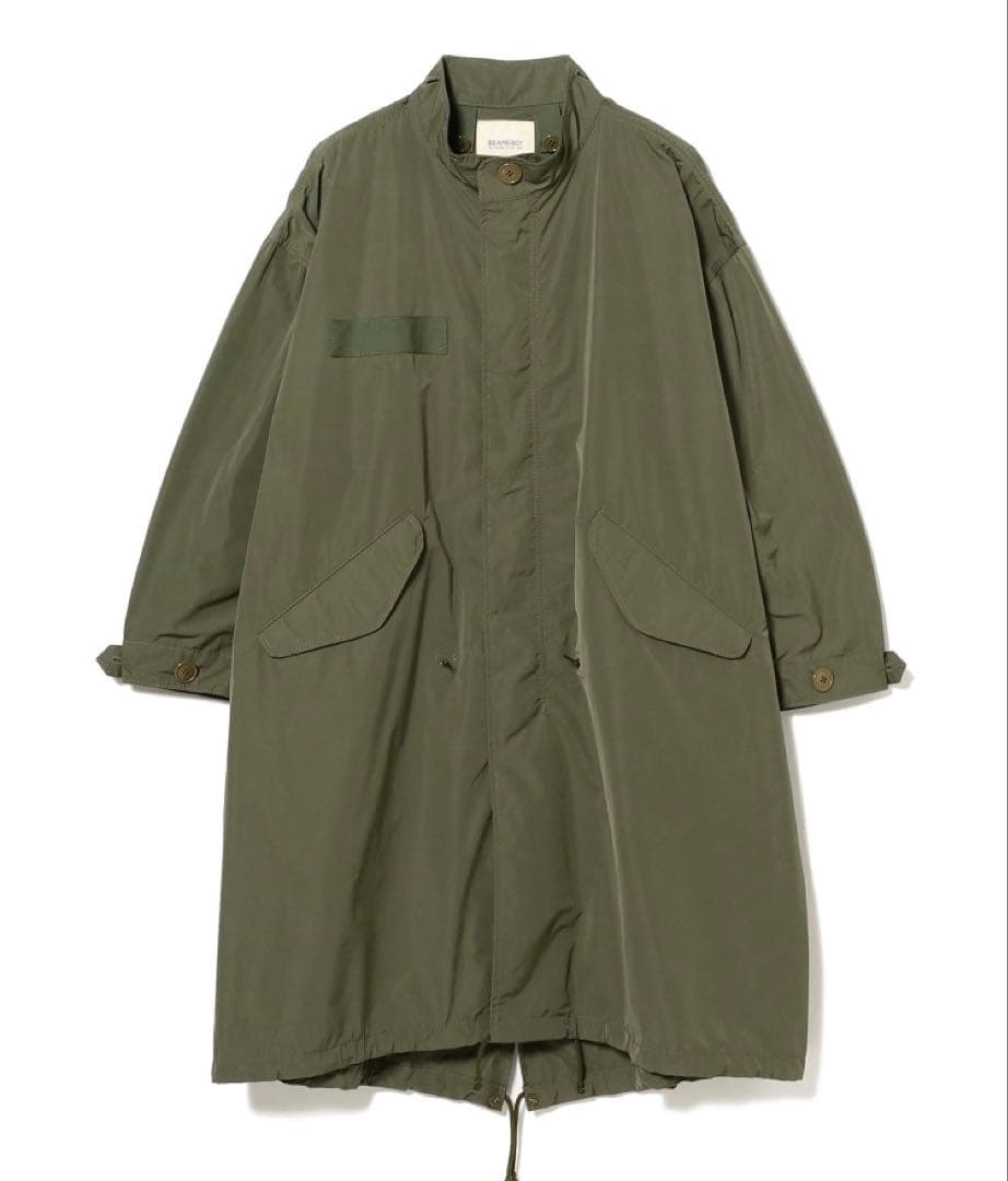 新品未使用　ビームスボーイ　ソロテックス M65 パーカ　オリーブ