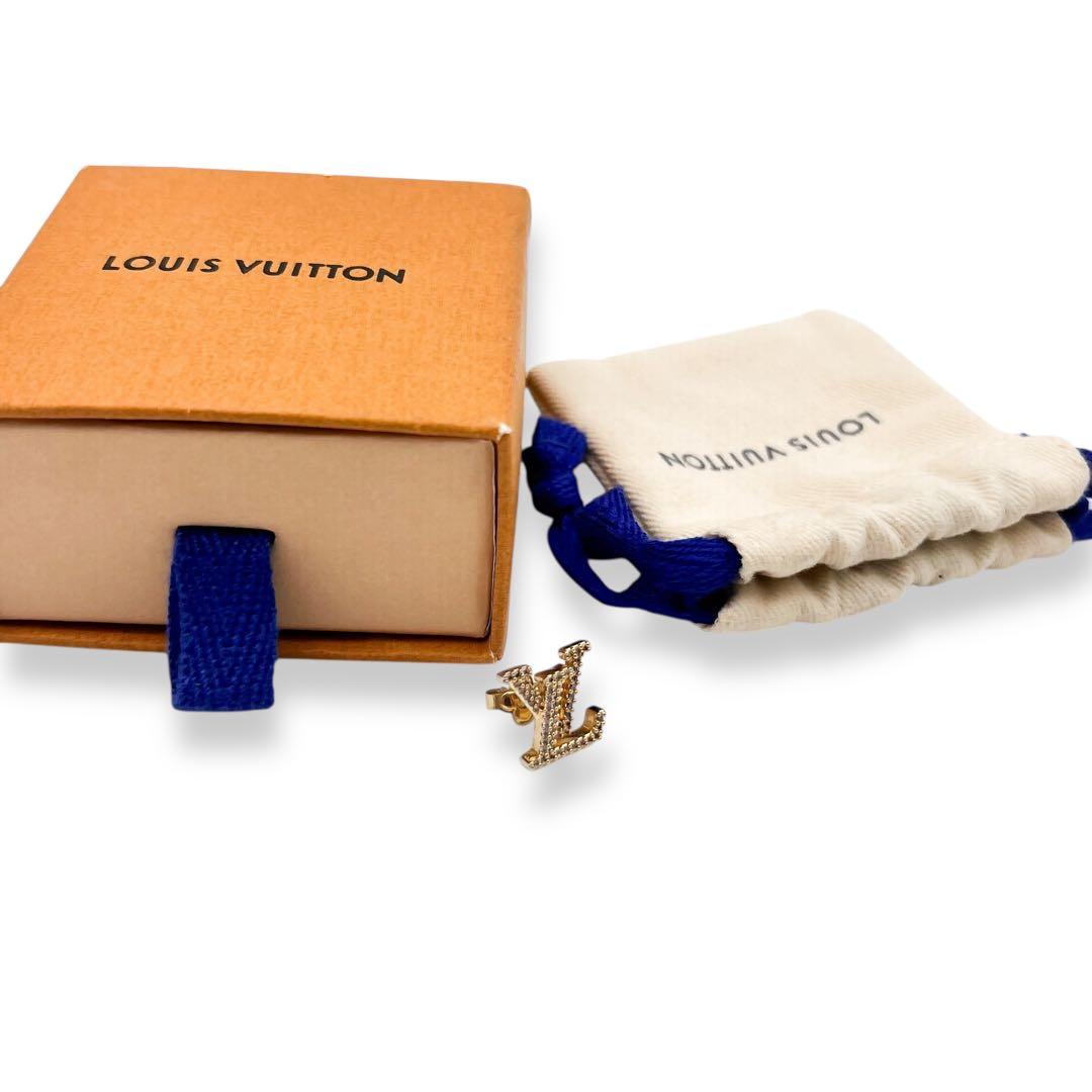 【美品】ルイヴィトン　LVアイコニック　ピアス　ゴールド　M00609 452