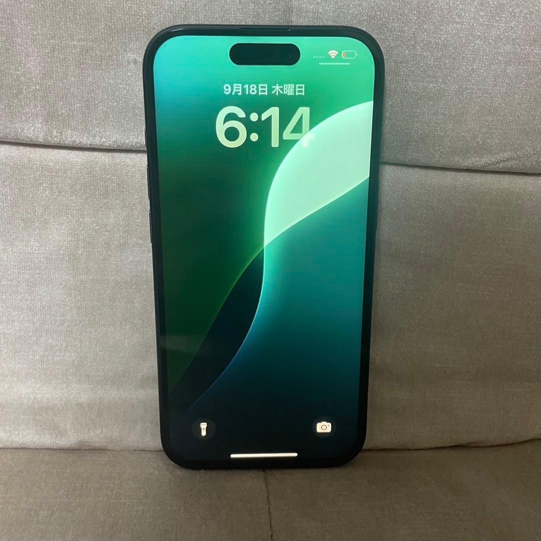 <バッテリー100> Apple iPhone 15 256GB ブラック