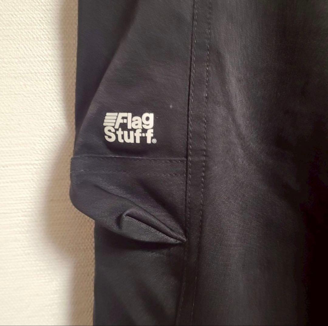 アブガルシア × フラッグスタッフ ルアーボックスカーゴパンツ 裾ジップ M 黒