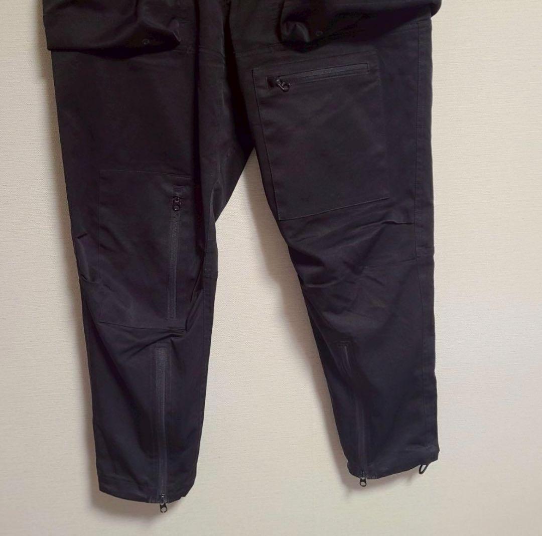 アブガルシア × フラッグスタッフ ルアーボックスカーゴパンツ 裾ジップ M 黒