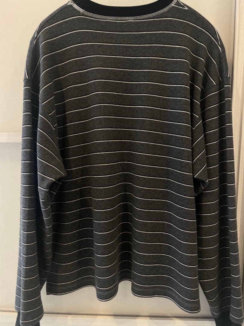 todayful Border Long T-shirts グレー