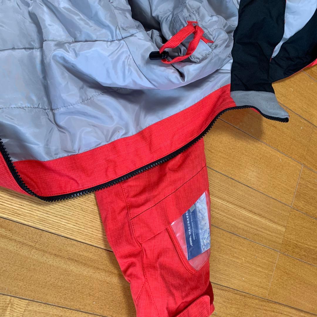 DESCENTE 子ども用スキーウェア 赤