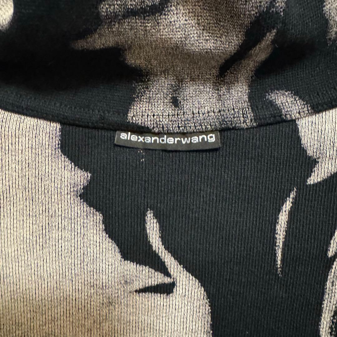 Alexanderwang 総柄ハイネック プルオーバー スウェット XS