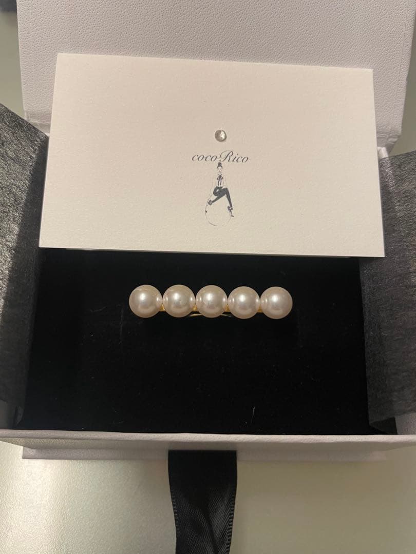 値下げ　cocoR ico パールリング　9号