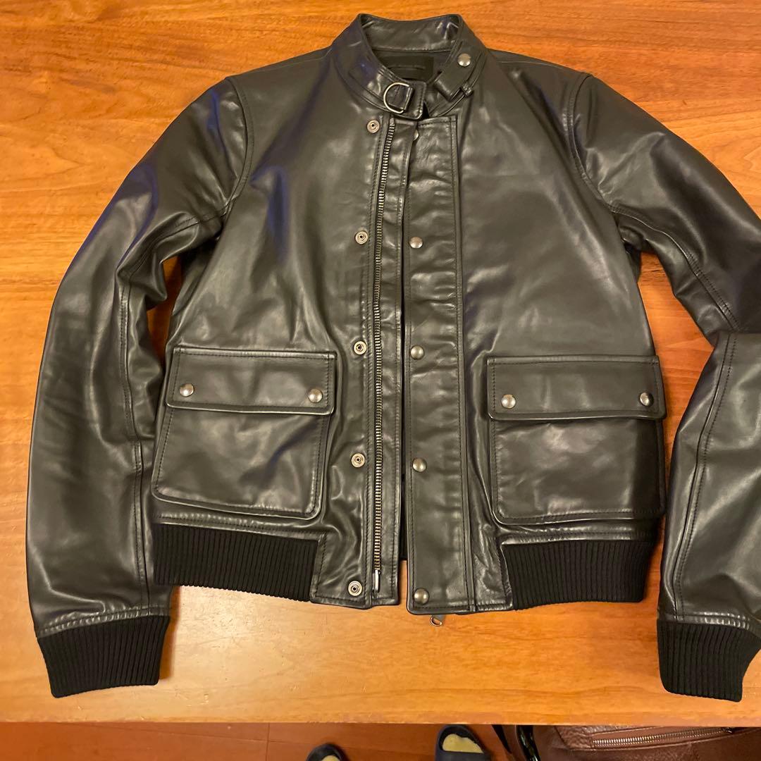 ゆ*こ様 【新品未使用】ディーゼル ブラックゴールド ライダース シングル ブル