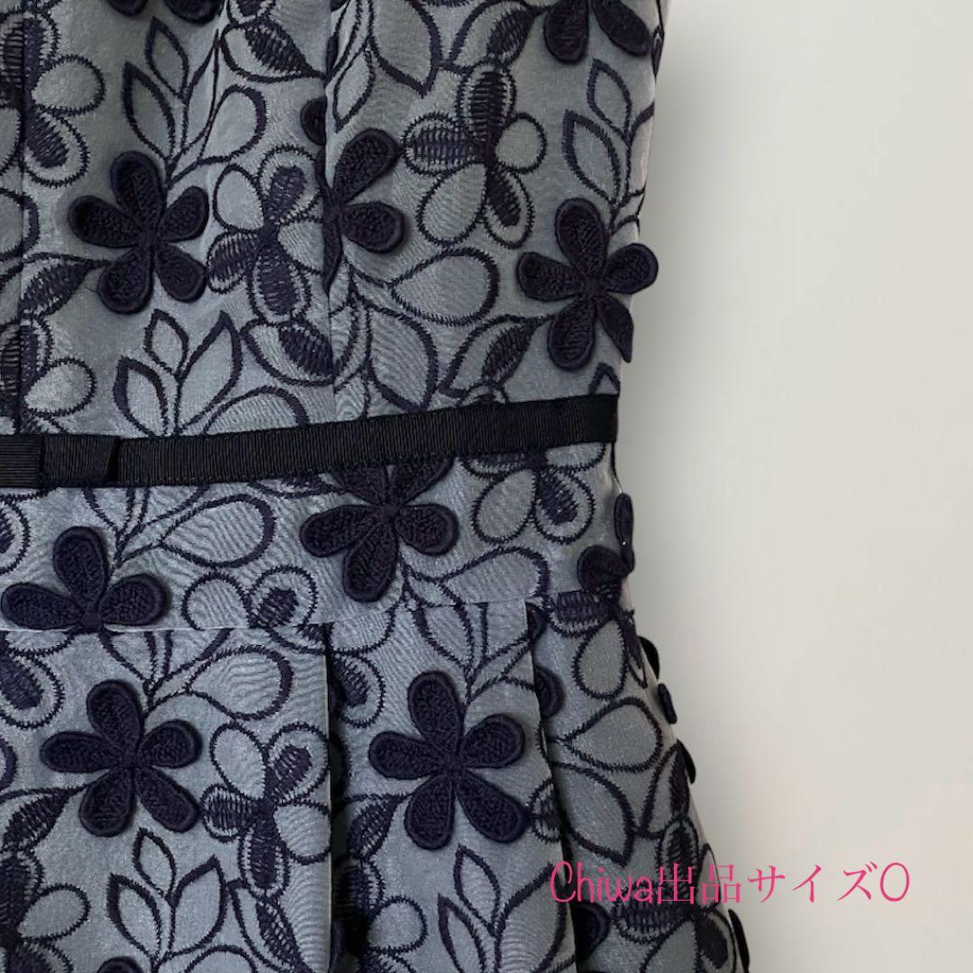 TOCCA トッカ　ゴールドレーベル　フラワー刺繍　お花モチーフ　ワンピース　0