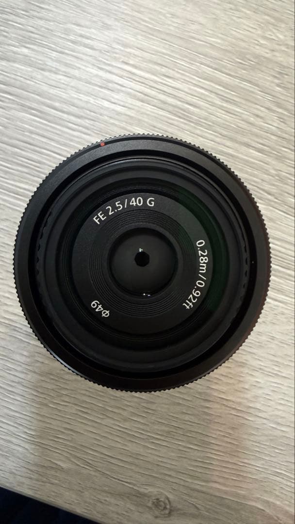 SONY FE 40mm F2.5 G Eマウントレンズ