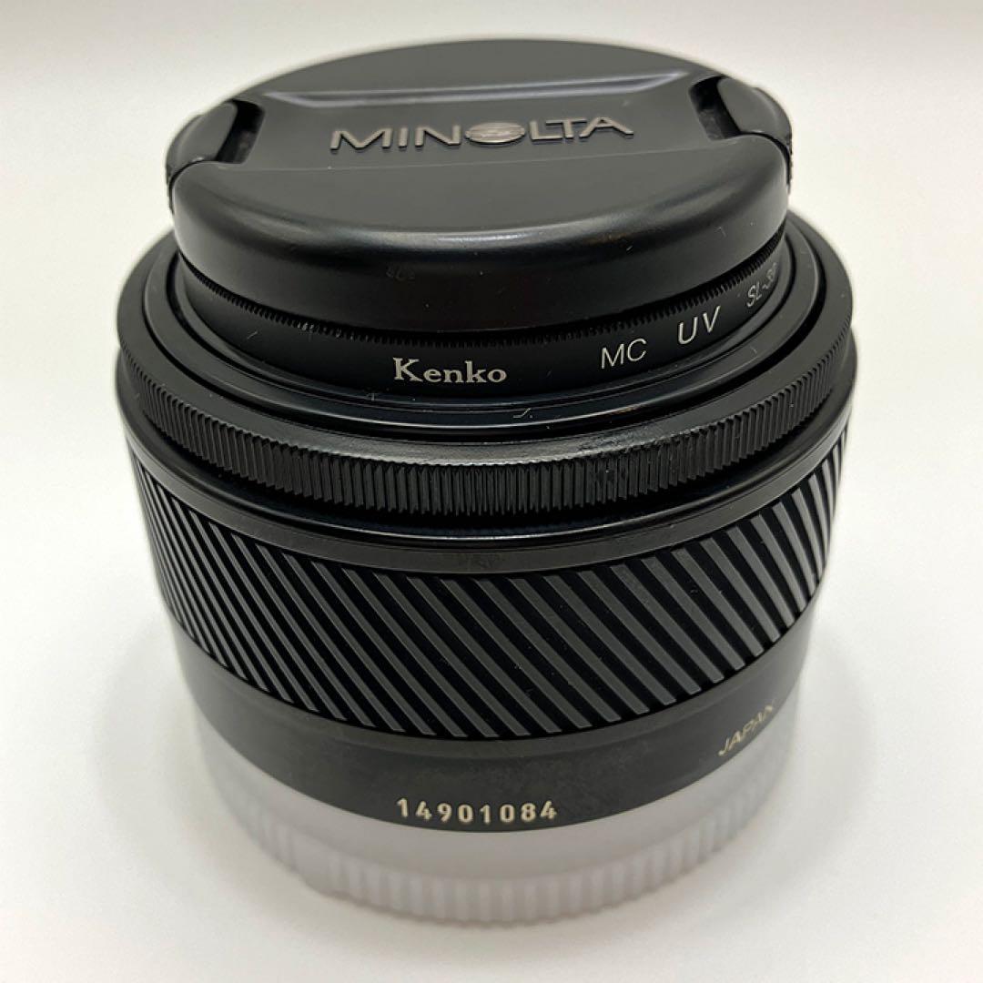 【極美品・箱付き】MINOLTA AF 50mm F1.4 UVフィルター付