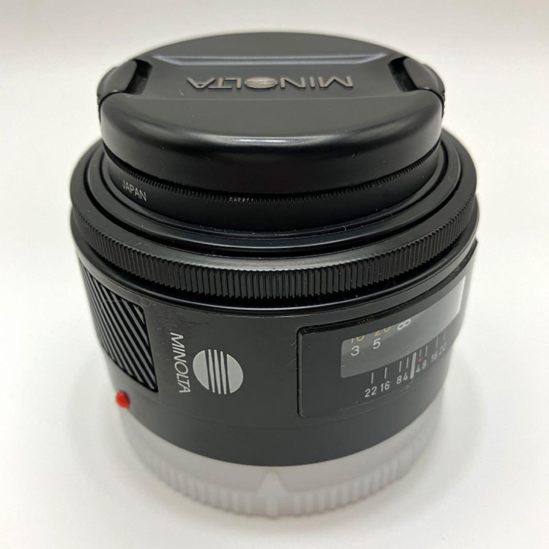 【極美品・箱付き】MINOLTA AF 50mm F1.4 UVフィルター付