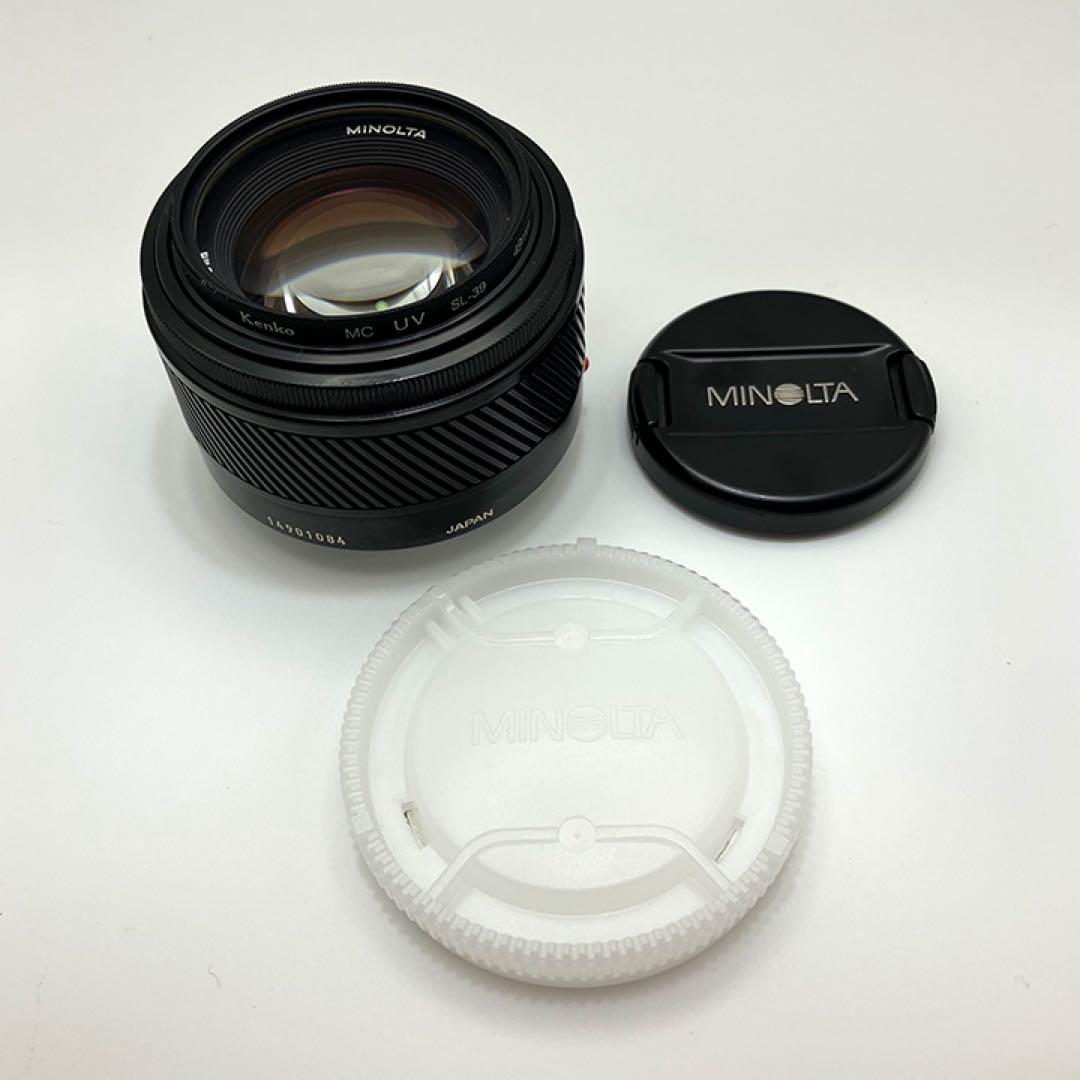 【極美品・箱付き】MINOLTA AF 50mm F1.4 UVフィルター付