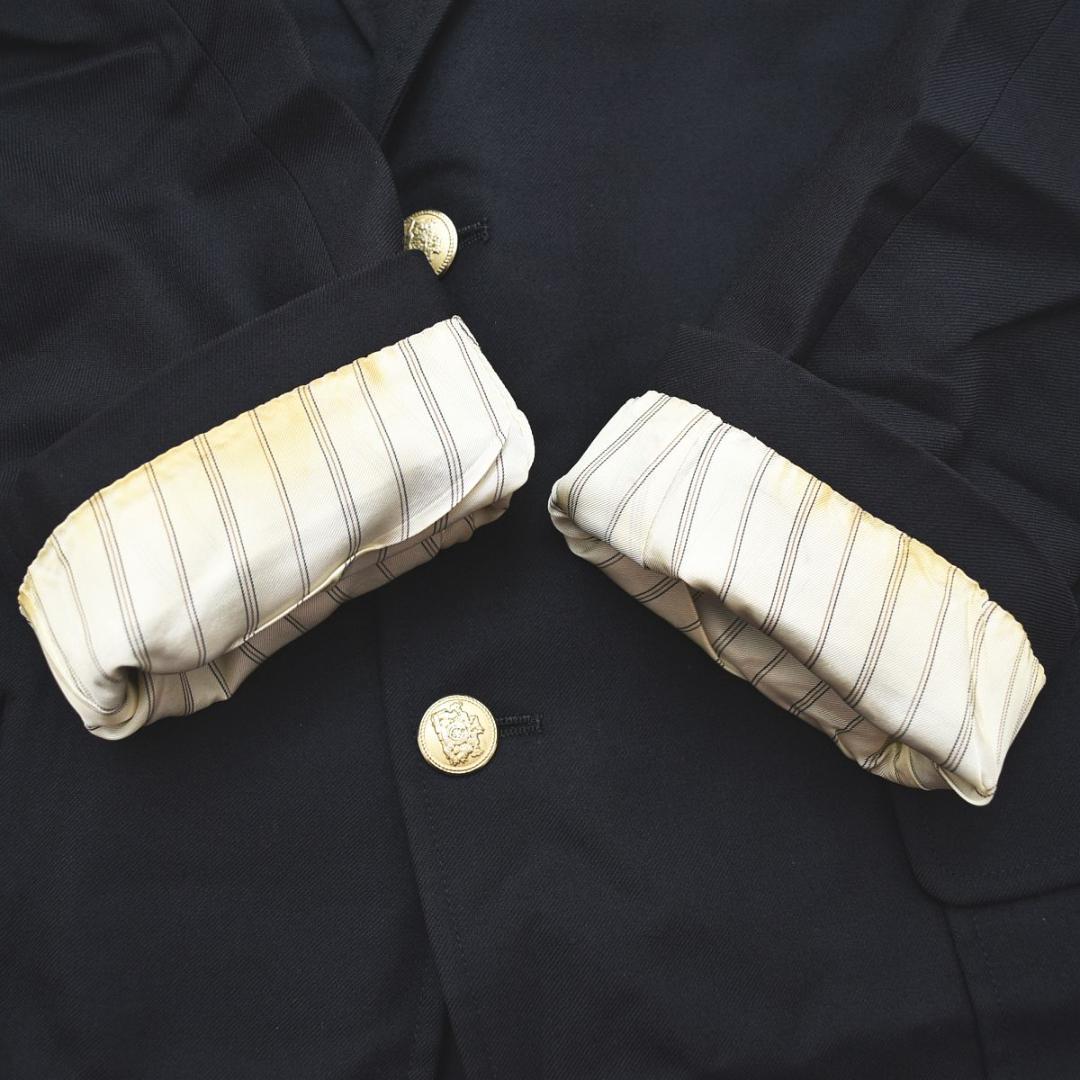 【紺ブレ】 ニューヨーカー 段返り テーラードジャケット ブレザー 通年 AB6