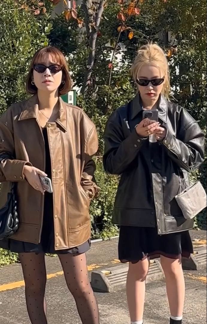 Gajess♡ Giselle Leather Blouson