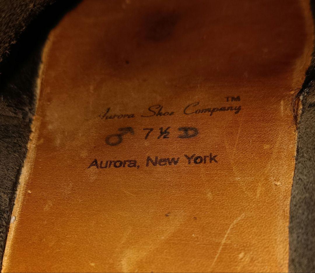 オーロラシューズ　ミドルイングリッシュ　サボサンダル　アメリカ製