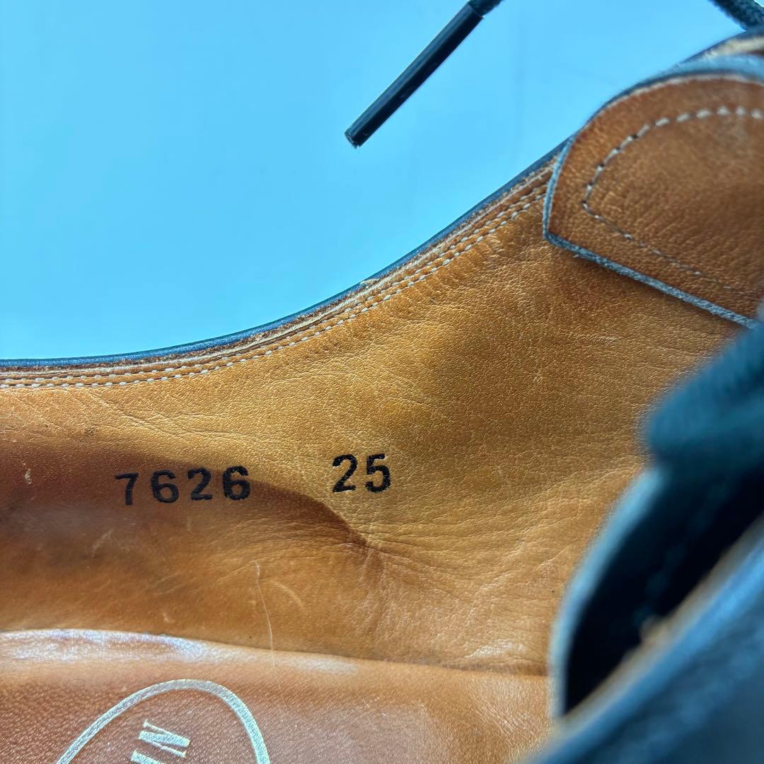 【美品】スコッチグレイン 7626 パンチドキャップトゥ 25cm