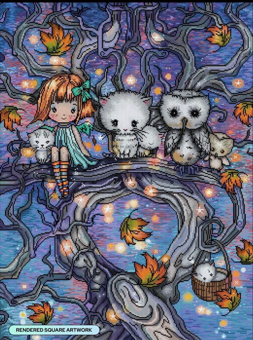 ダイヤモンドアートクラブ　the Autumn tree