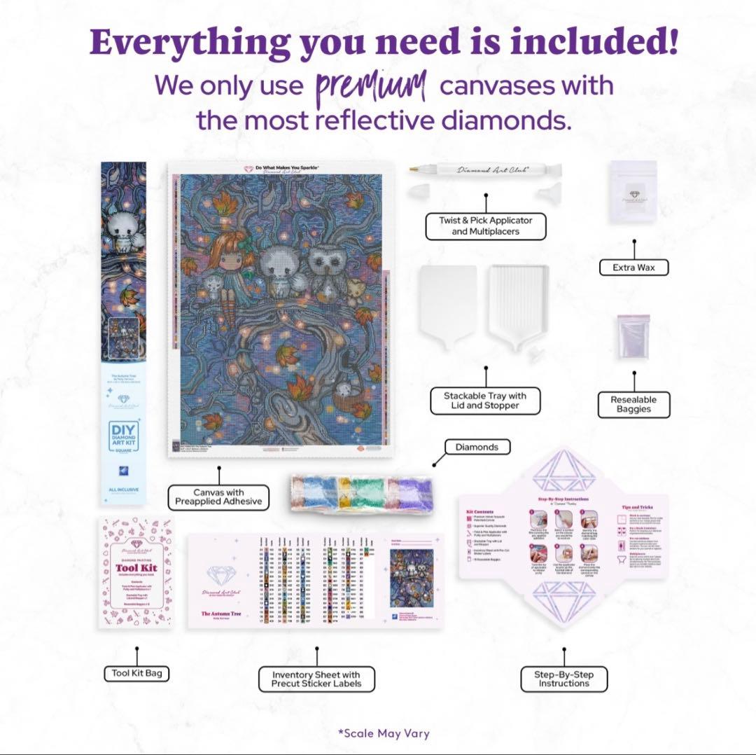 ダイヤモンドアートクラブ　the Autumn tree