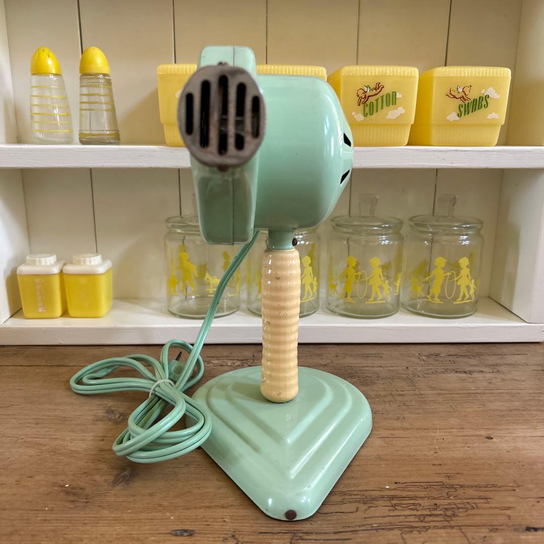 アンティーク　ドライヤー(パステルグリーン)