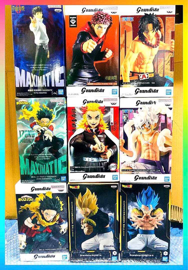 アニメ・コミックキャラクターフィギュア9体セット 最新プライズ含む 新品未開封