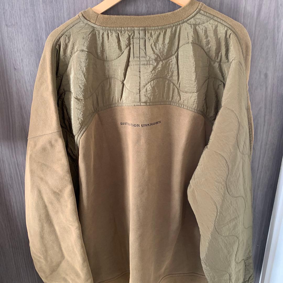 Liberaiders QUILTED CREWNECK オリーブ　XLサイズ