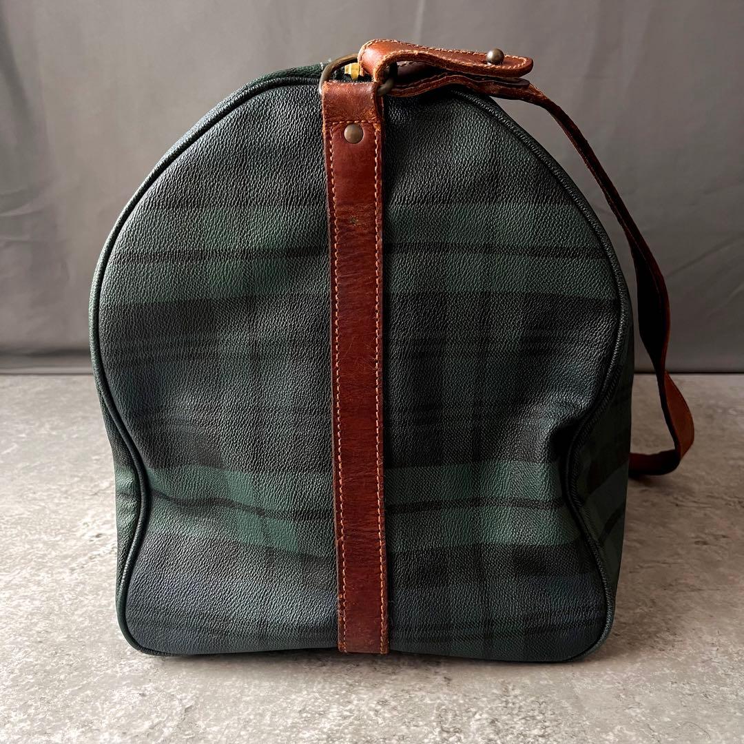 まさ様 ポロ ラルフローレン ボストンバッグ 大容量 ブラックウォッチ