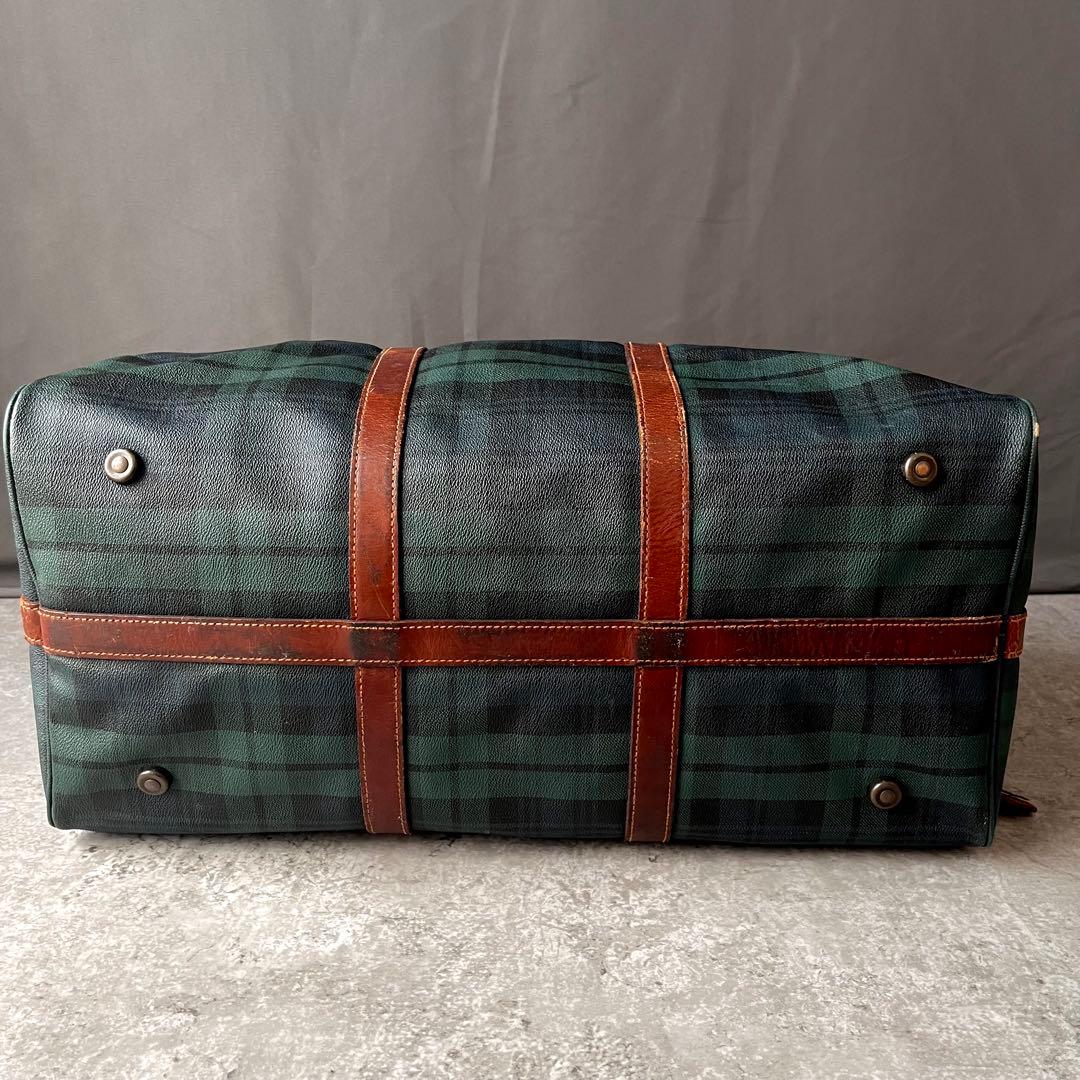 まさ様 ポロ ラルフローレン ボストンバッグ 大容量 ブラックウォッチ