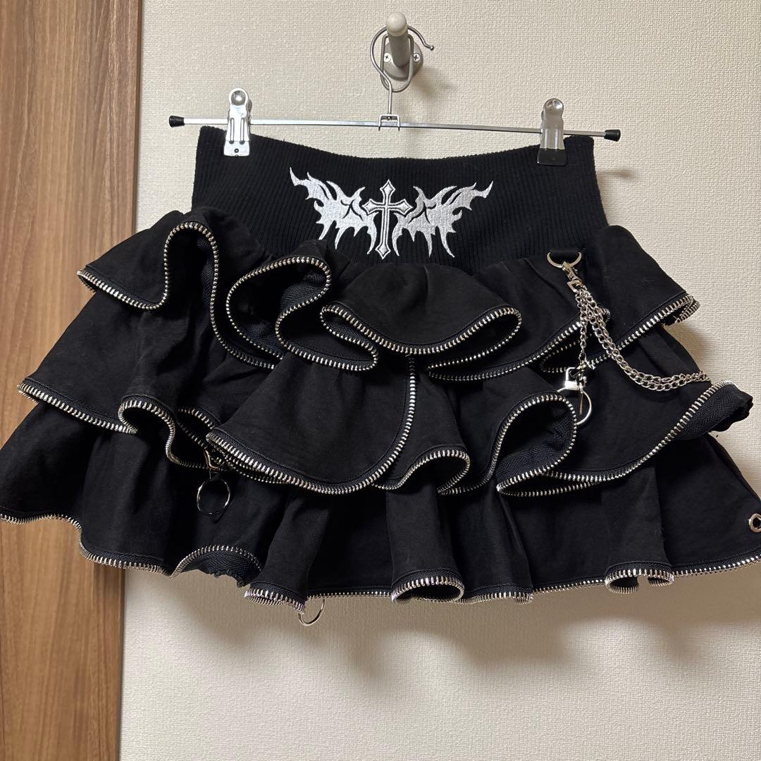 Grrr the Lipperガルルザリッパー 悪魔NOジップスカート ブラック