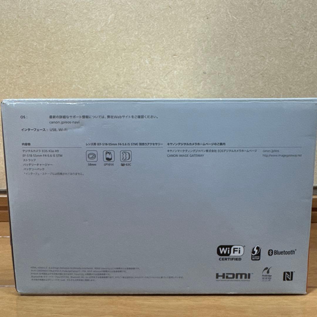 Canon EOS Kiss X9 一眼レフ 初心者向け フルセット