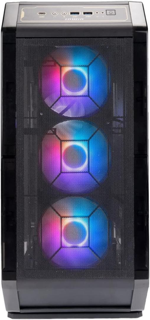 PCケース(自作PC用) IW-CS-AIRFORCE-BLA [Phantom Black]