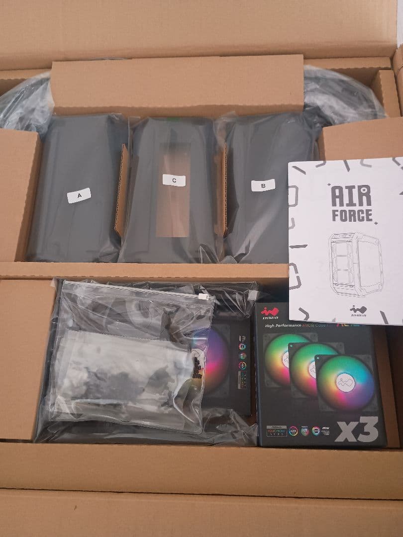 PCケース(自作PC用) IW-CS-AIRFORCE-BLA [Phantom Black]