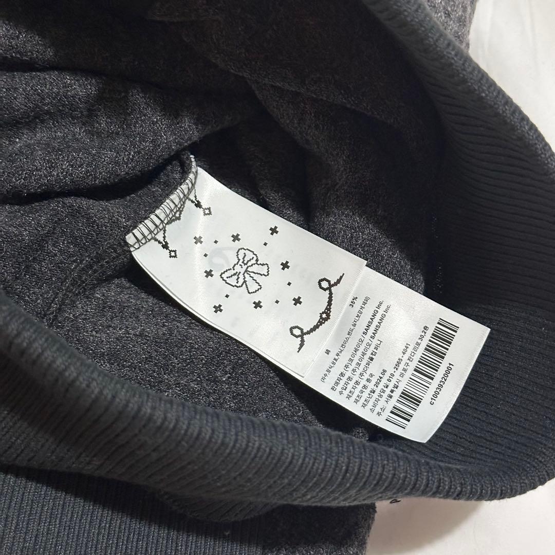 【新品未使用】COYSEIO フードパーカー ダークグレー チャコール　/f5