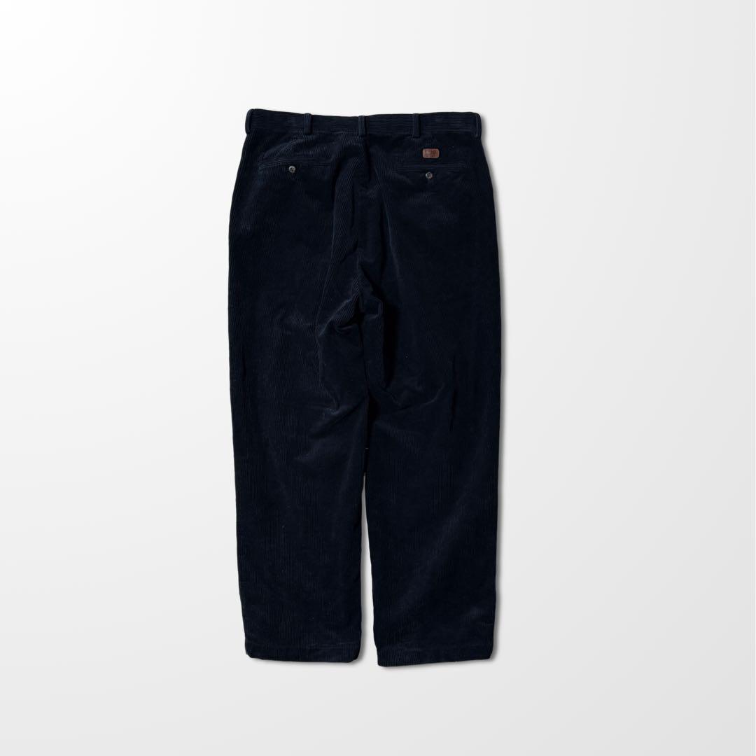 ラルフローレン ANDREW 黒 コーデュロイ パンツ 38 ツータック　古着