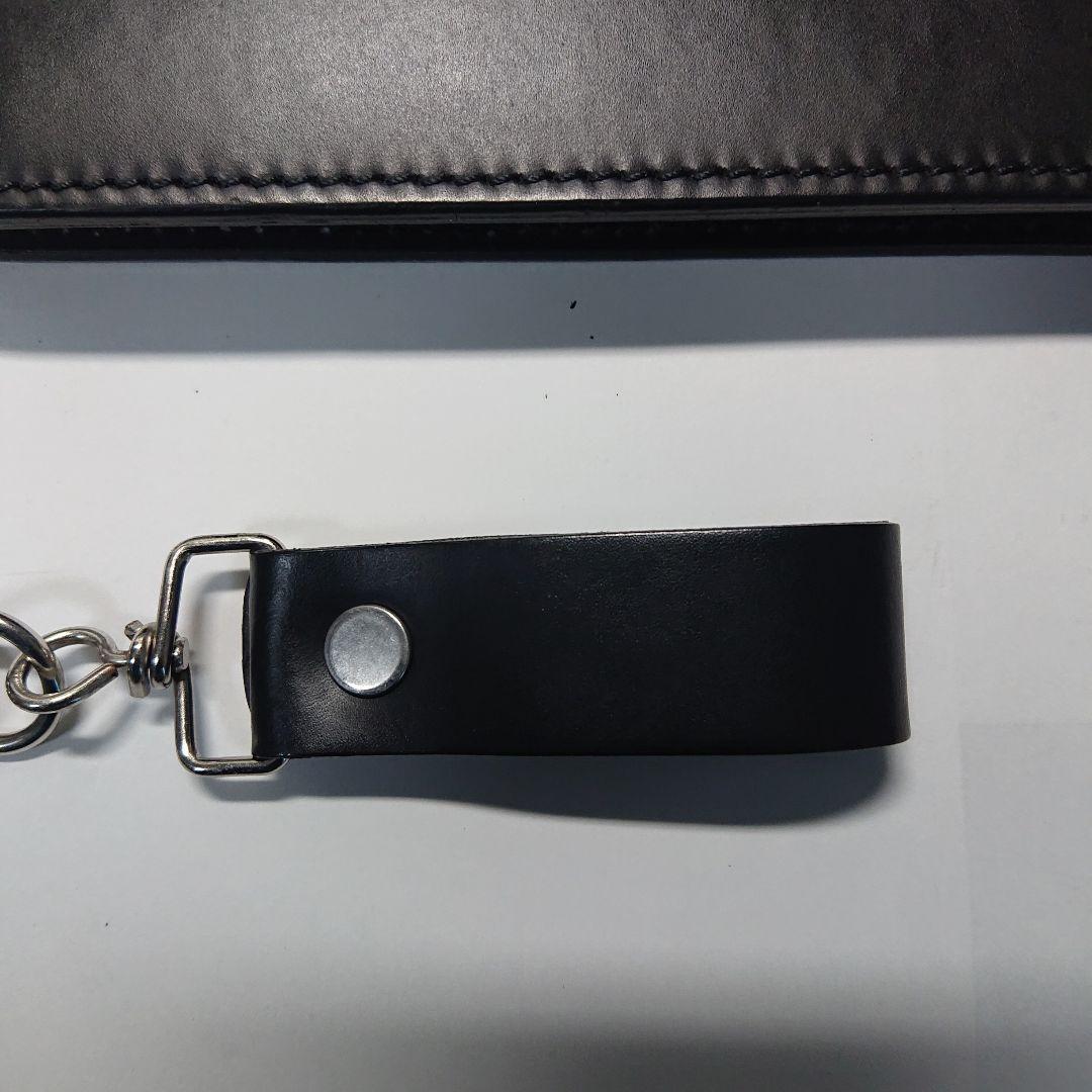 Harley-Davidson ブラックレザー ウォレットチェーン