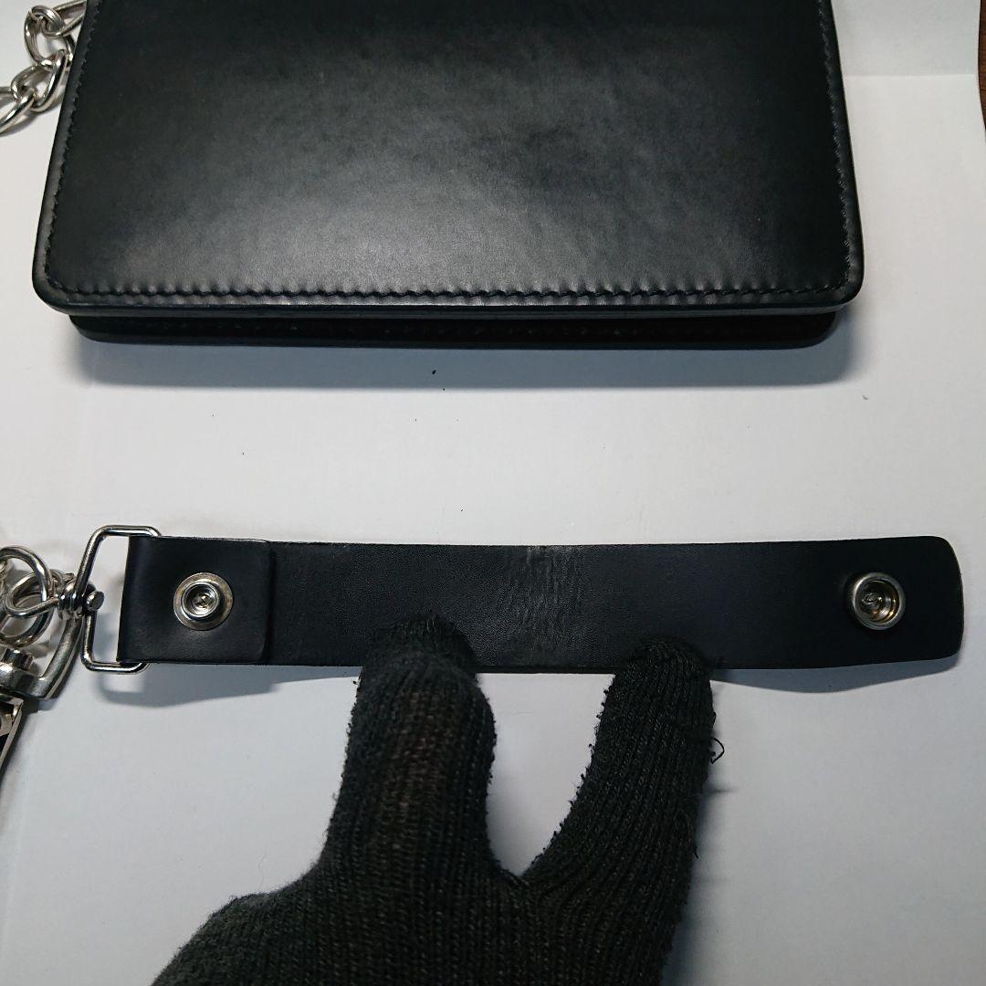 Harley-Davidson ブラックレザー ウォレットチェーン