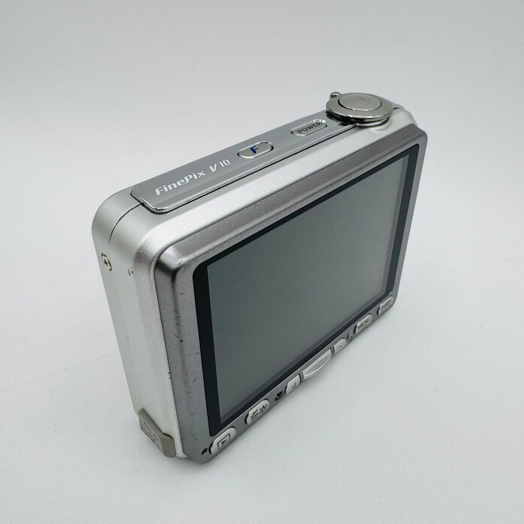【希少】デジカメFUJIFILM FinePix V10 オレンジ 付属品完備★