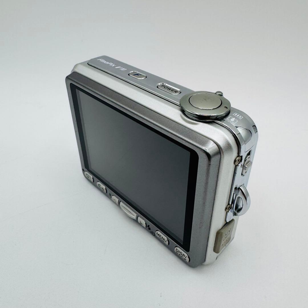 【希少】デジカメFUJIFILM FinePix V10 オレンジ 付属品完備★