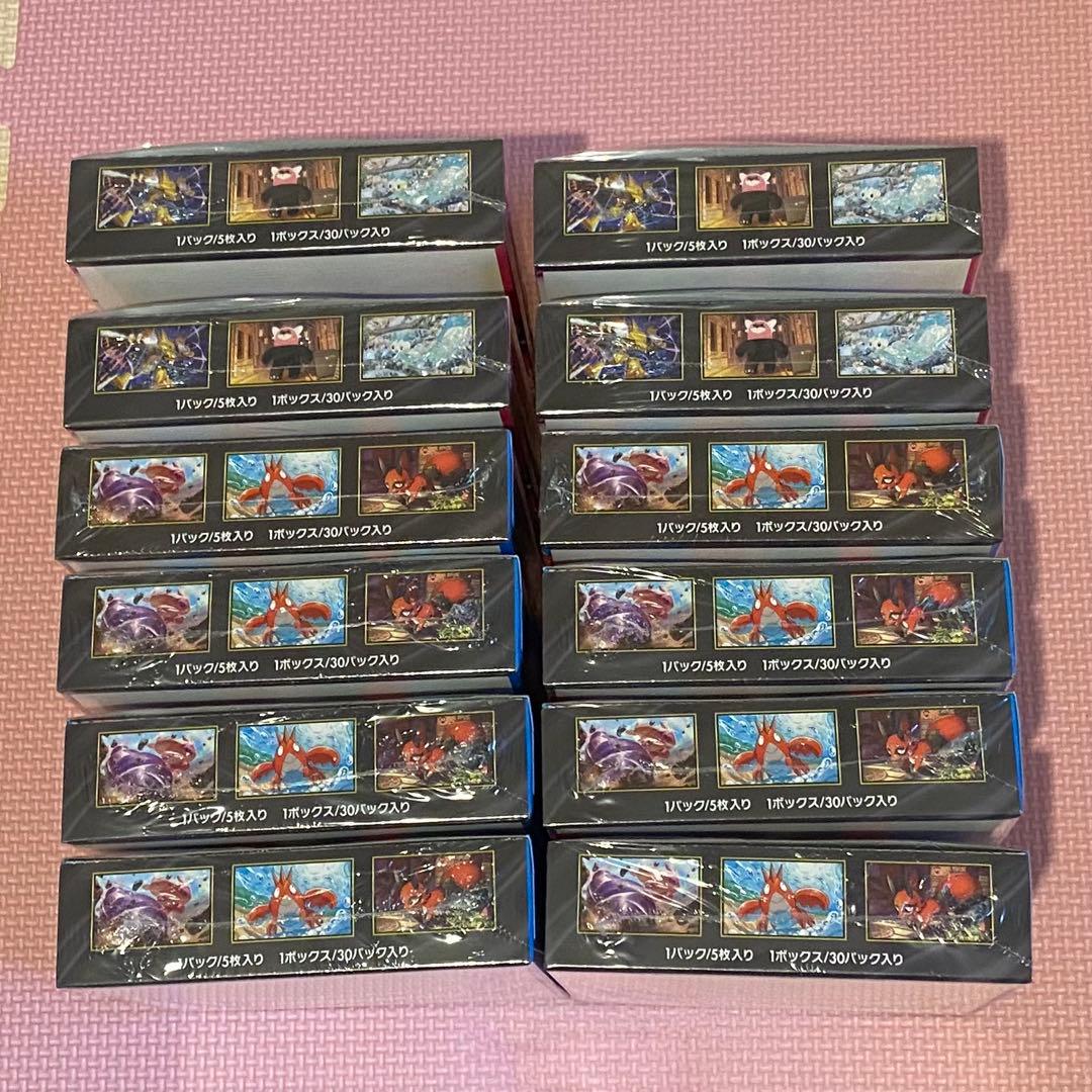 ポケモンカード　メガブレイブ8BOX メガシンフォニア4BOX 計12BOX